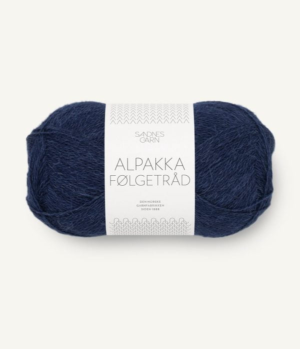 ALPAKKA FÖLJETRÅD Dark Navy 5882