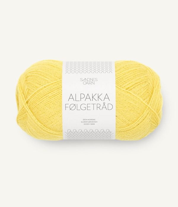 ALPAKKA FÖLJETRÅD Lemon 9004