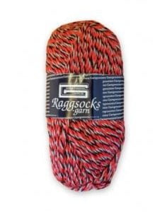 RAGGSOCKSGARN Röd/grå 132