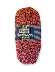 RAGGSOCKSGARN Röd/grå 132