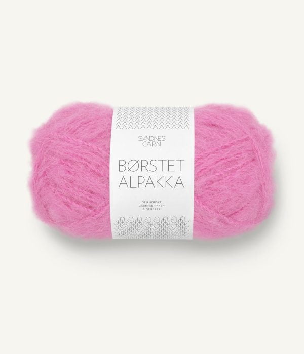 BORSTET ALPAKKA Shockning pink 4626