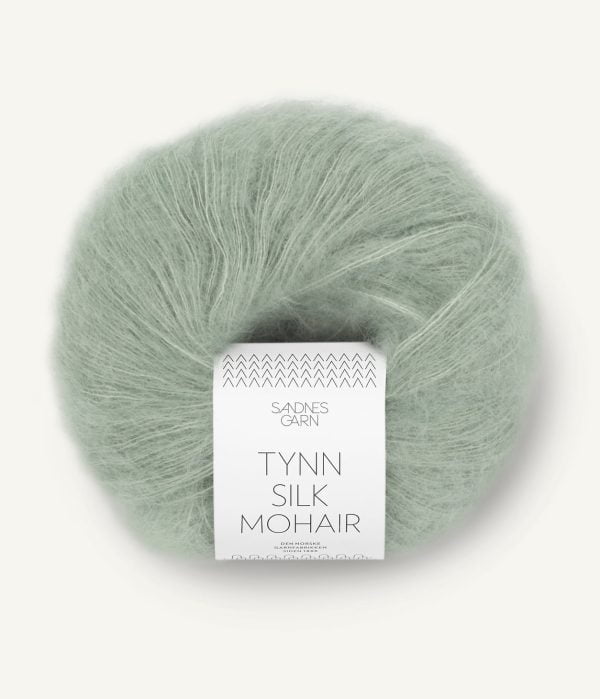 TYNN SILK MOHAIR Dusty Light Green 8521