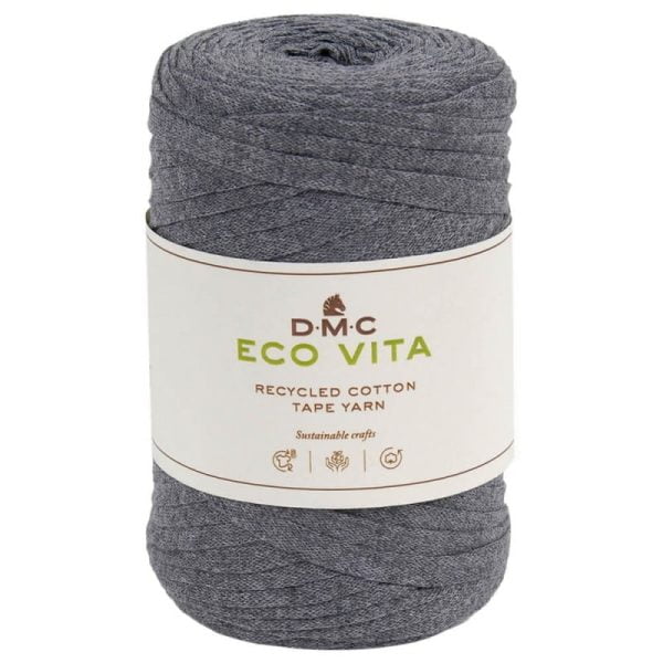 ECO VITA TAPE YARN Mörk grå