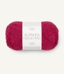 ALPAKKA FÖLJETRÅD Rumba red 4255