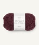 ALPAKKA FÖLJETRÅD Burgundy 4372