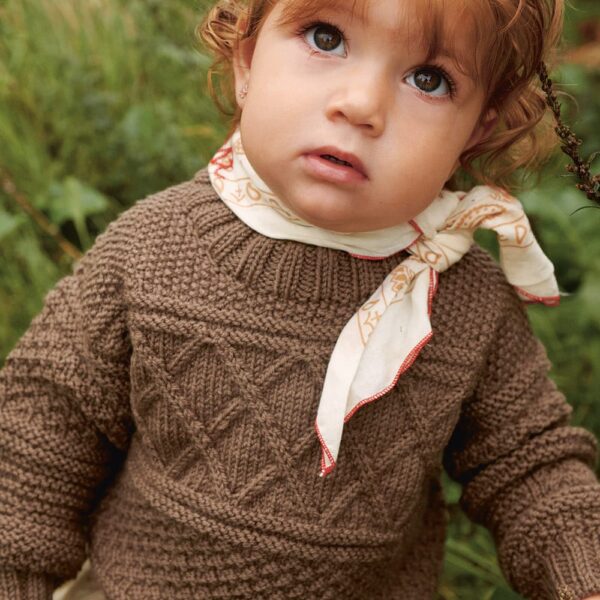 GUERNSEY SWEATER Baby 2413 No.1a