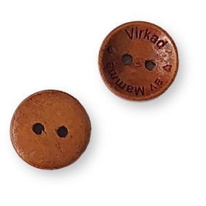 KNAPP VIRKAD AV MAMMA Cognac trä 15 mm