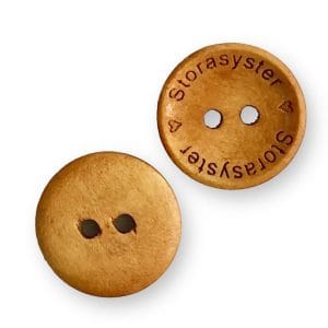 KNAPP STORASYSTER Ljusbrun trä 18 mm