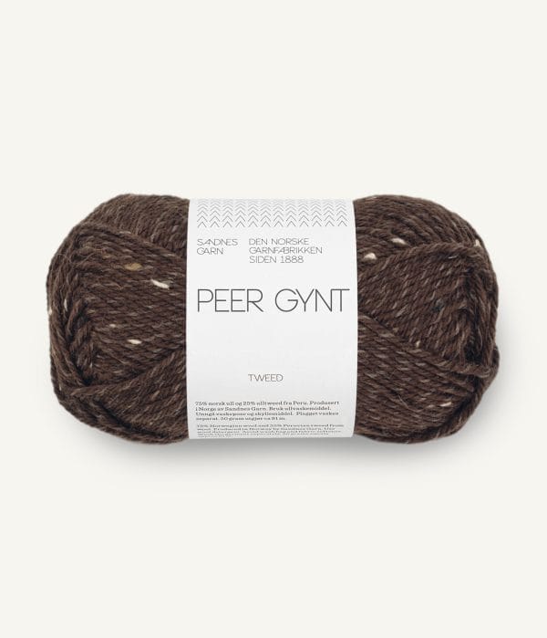 PEER GYNT Mörk Brun m/Natur Tweed 3085