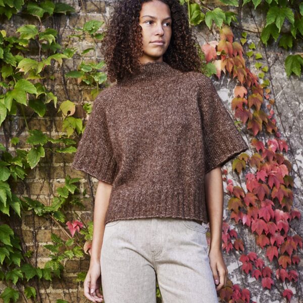 T-SHIRT MED BRED RESÅR 892319